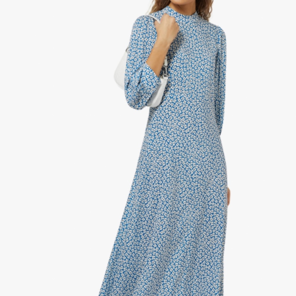 NEW!! RIXO LONDON Chiara Ditsy Print Midi Dress